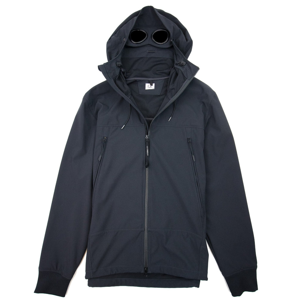 C.P. Company Goggle Jacket Softshell — Anthracite Grey  Man Clothing