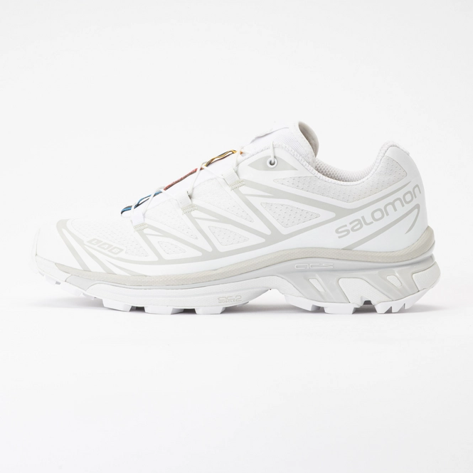 Salomon XT-6 — White  Lunar Rock Man Shoes