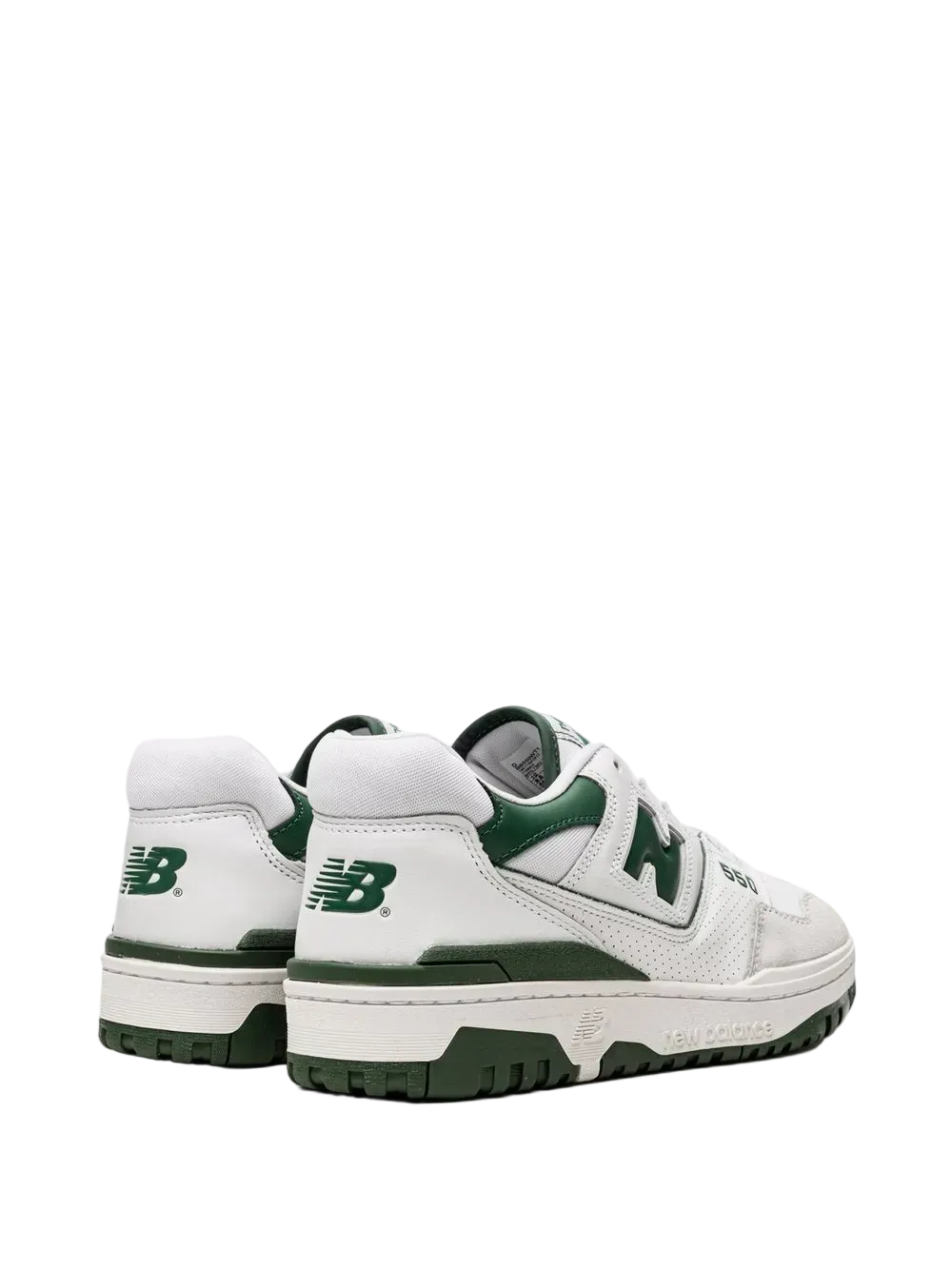 New Balance 550 — White Green Man Shoes