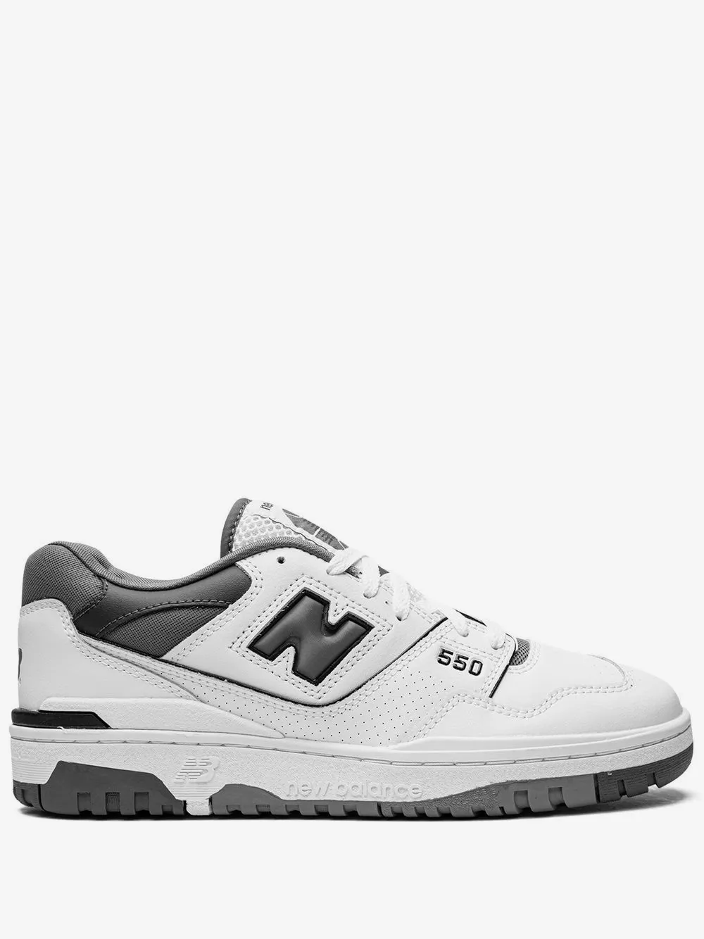 New Balance 550 — White  Grey  Man Shoes