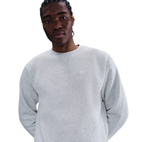 Nike Solo Swoosh Crewneck -Grey Men Sweatshirts