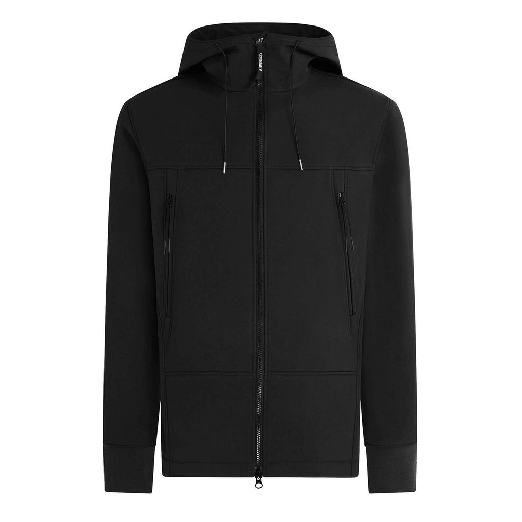 C.P. Company Goggle Jacket Softshell — Black Man Clothing