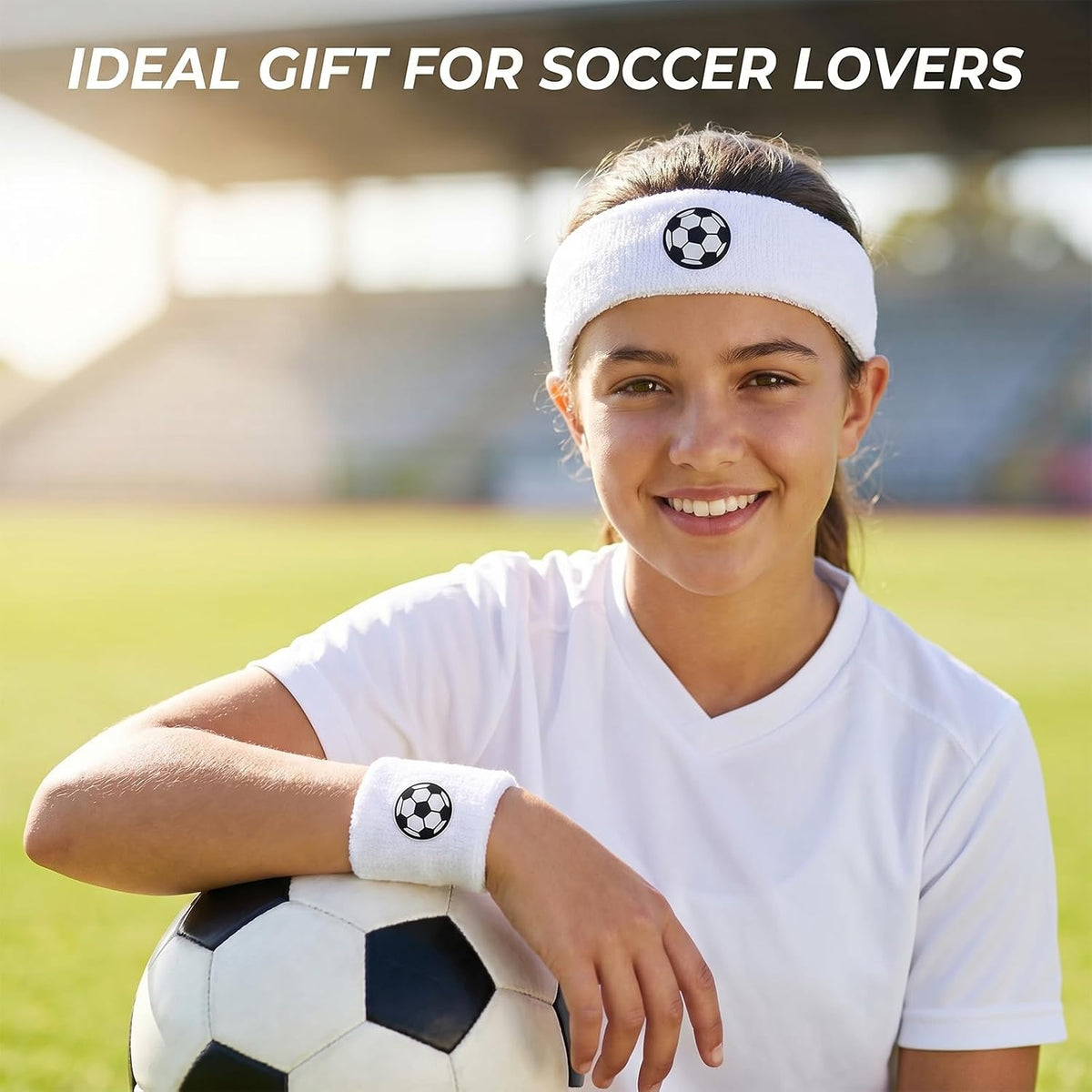 Sports Sweatband Headband Set