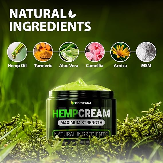 Natural Hemp Recovery Cream (2-Pack)