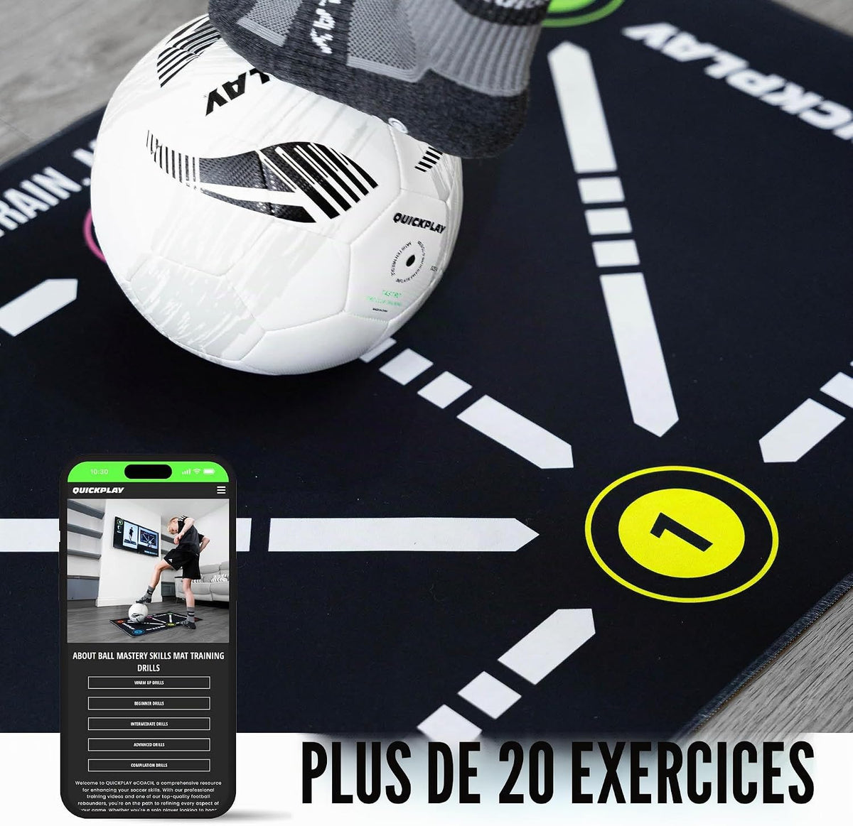 Ball Mastery Football Training Mat