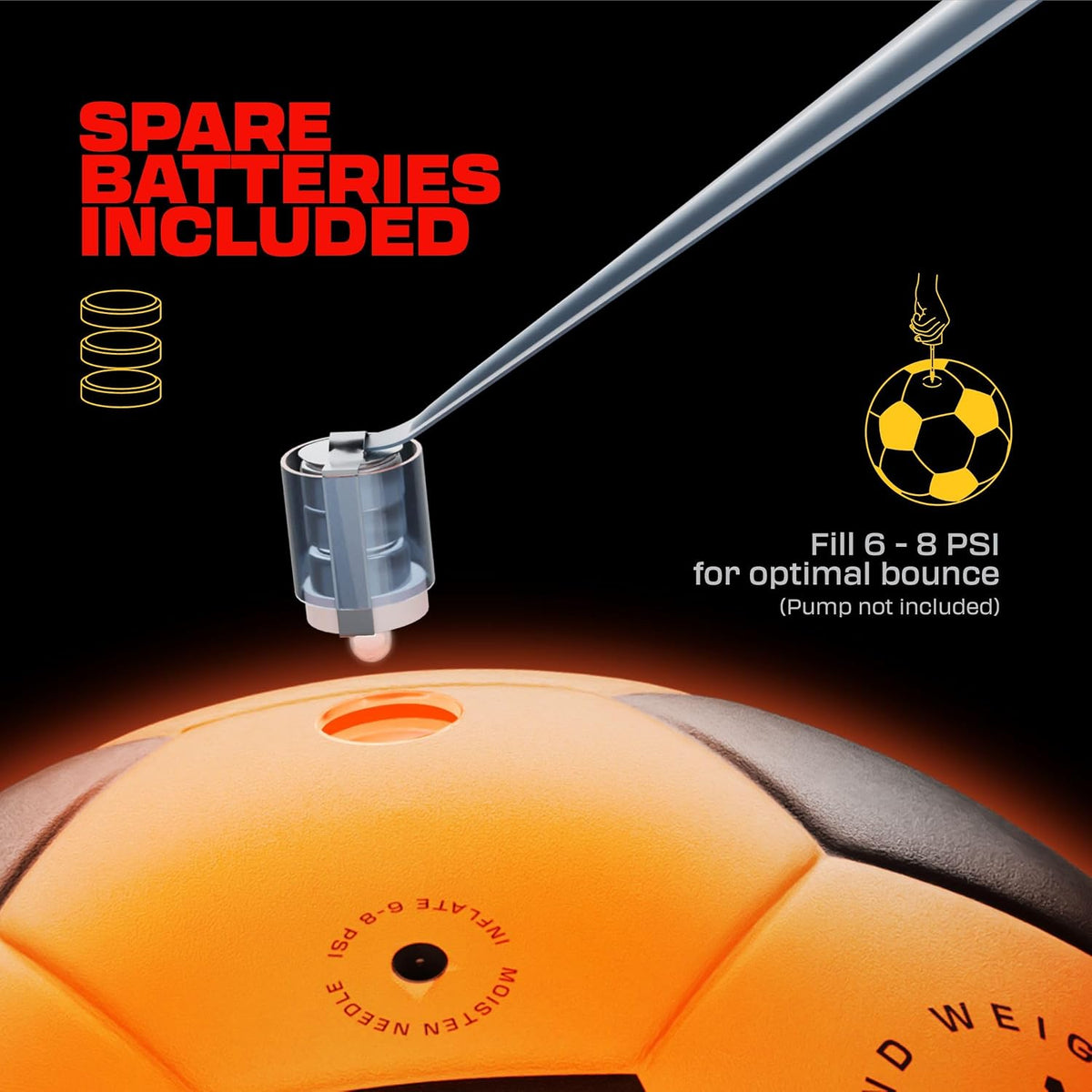 FlashCatch LED Soccer Ball