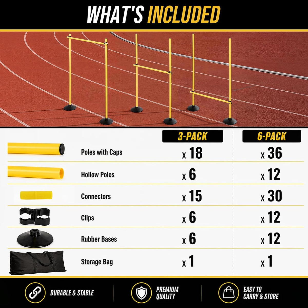 Neoaider Agility Hurdle Set