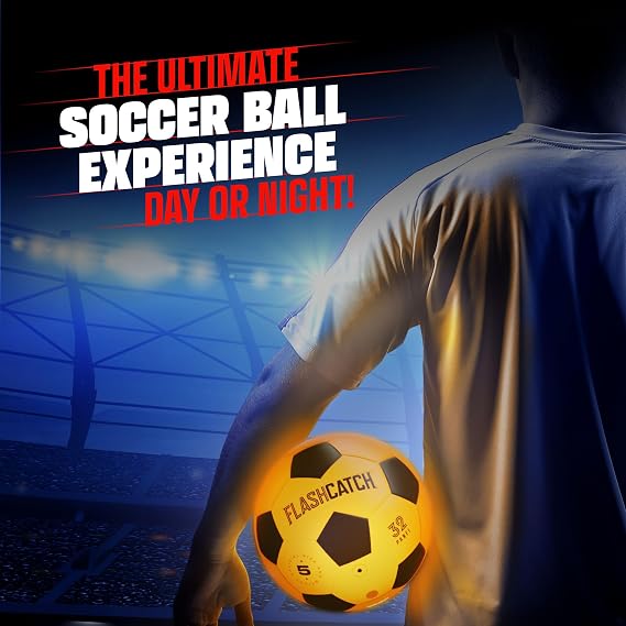 FlashCatch LED Soccer Ball