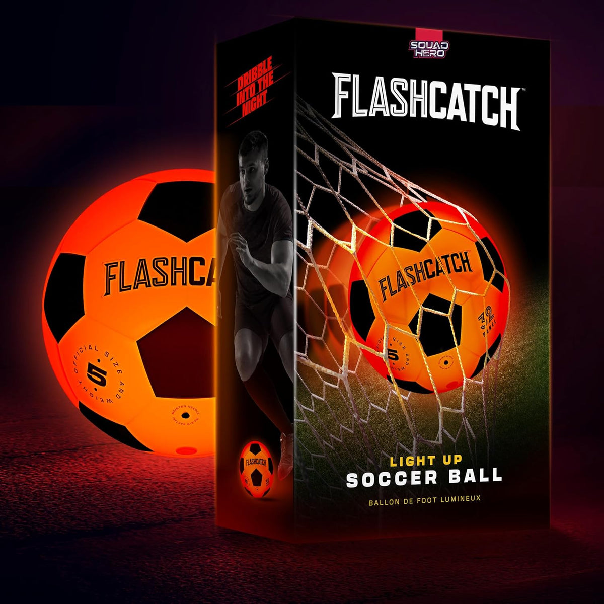 FlashCatch LED Soccer Ball