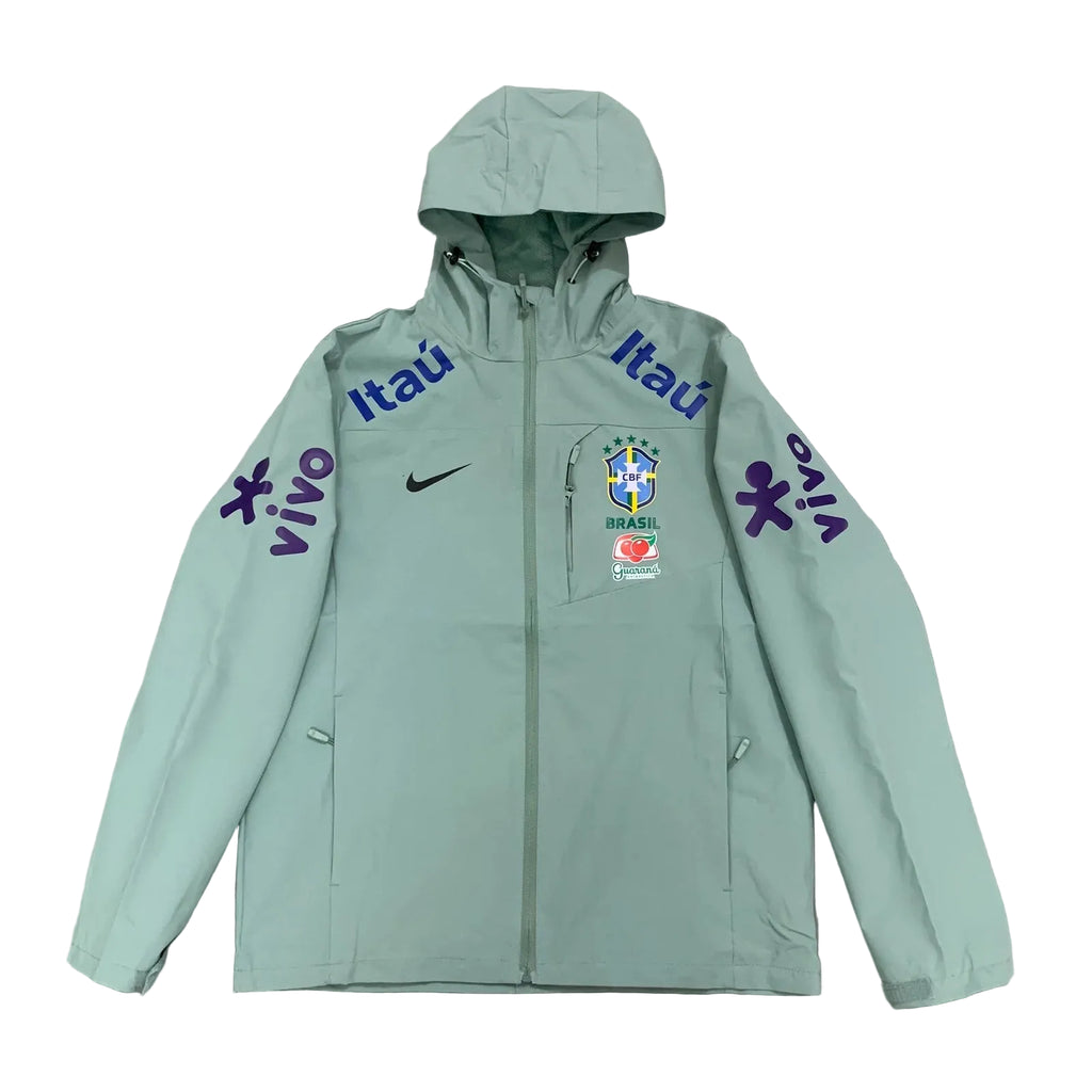 Brazil Blue Hooded Jacket