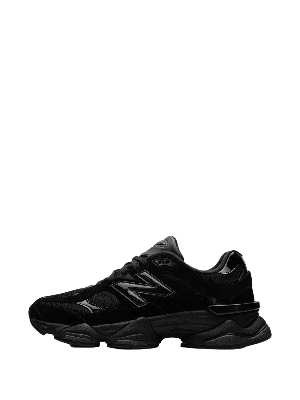 New Balance 9060 — Triple Black Man Shoes