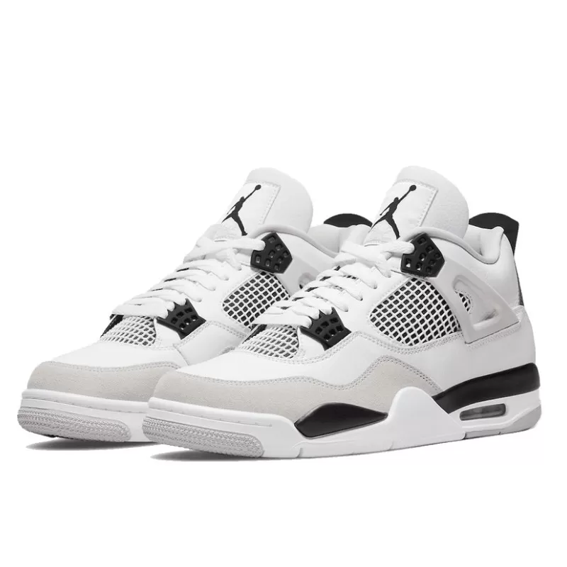 Air Jordan 4 Retro — Military Black Man Shoes