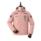 Brazil pink Hooded Jacket