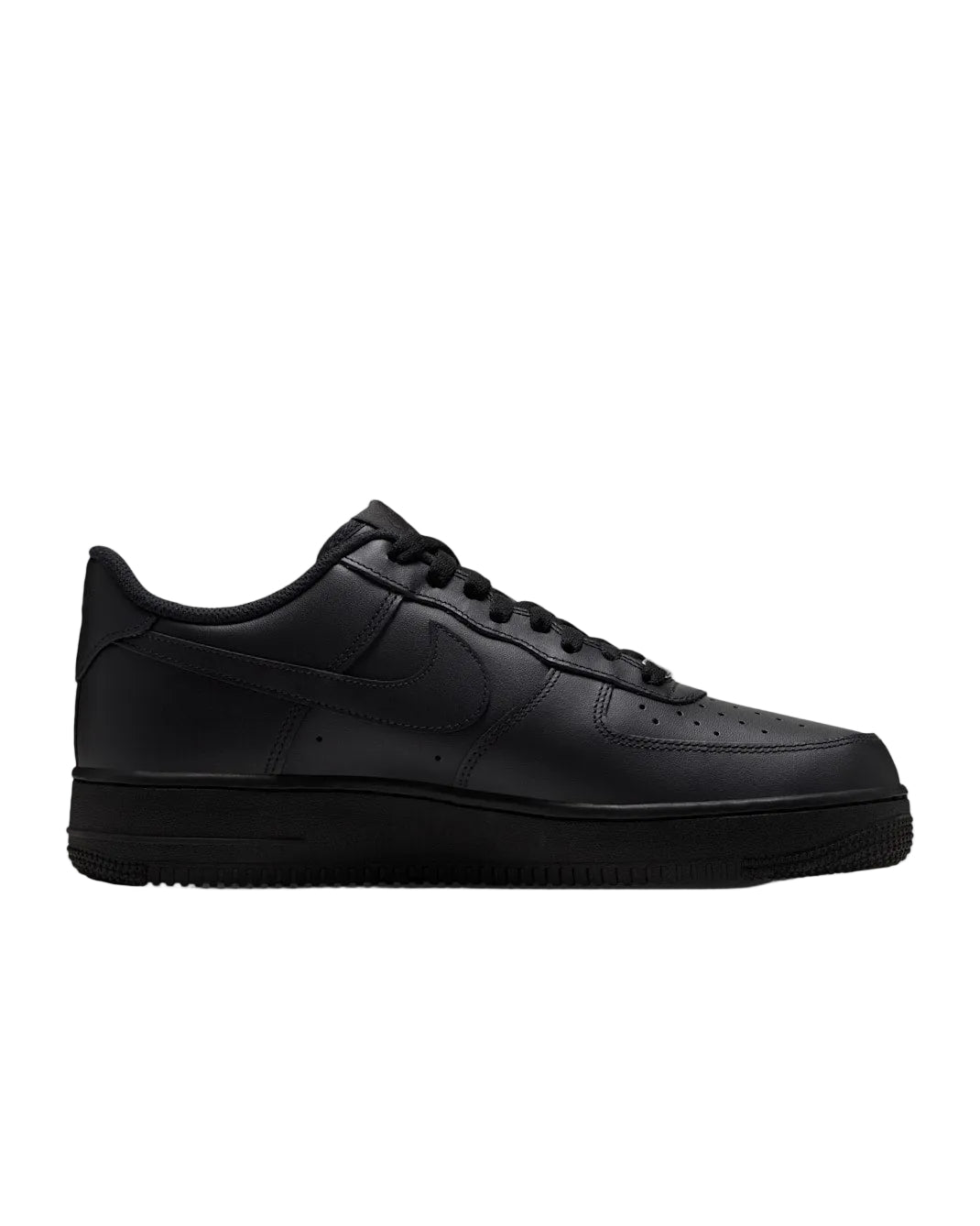 Nike Air Force 1 ’07 Low — Black on Black Men Shoes