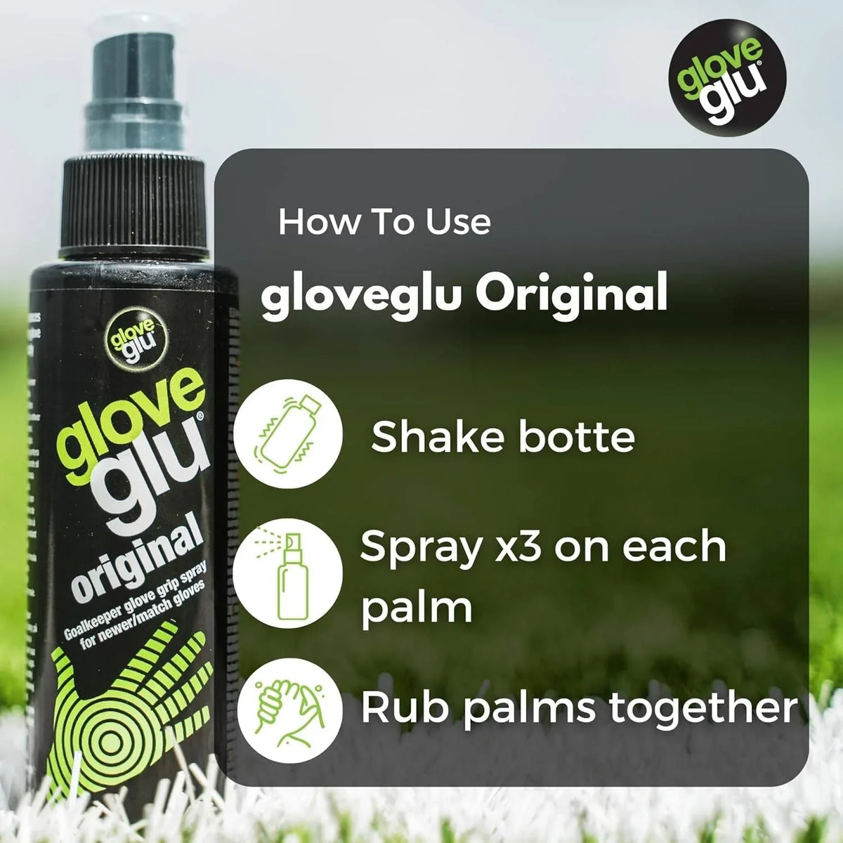 gloveglu Goalkeeper Grip Spray (120ml)