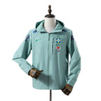 Brazil Blue Hooded Jacket