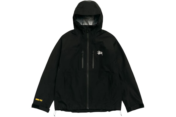 Stüssy GORETEX Shell Jacket — Black Man Clothing