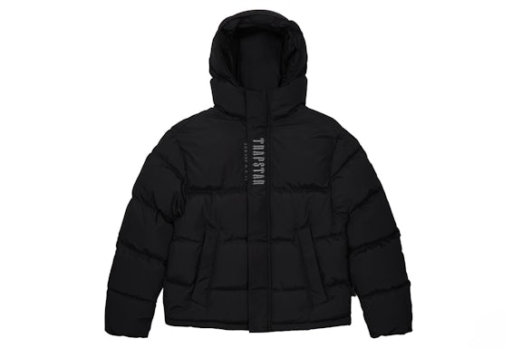 Trapstar Decoded Puffer — Grey Black Man Clothing