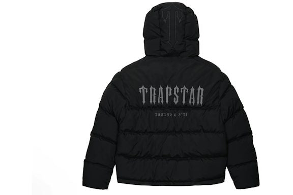 Trapstar Decoded Puffer — Grey Black Man Clothing