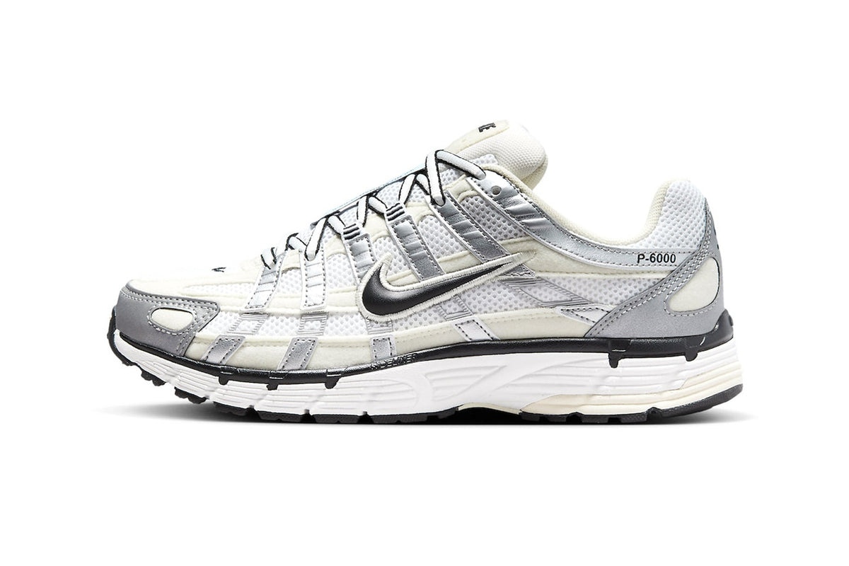 Nike P-6000 — Metallic Silver - White Man Shoes