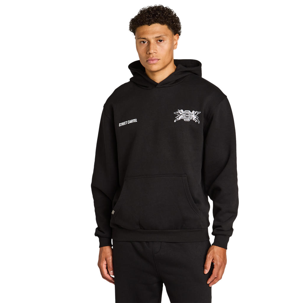 Trapstar Decoded Tracksuit Full Black - Men Hoodies