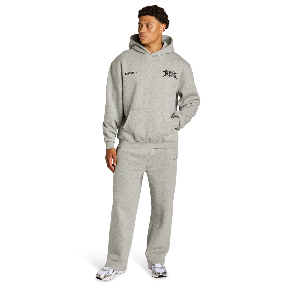 Trapstar Decoded Tracksuit Grey - Men Hoodies