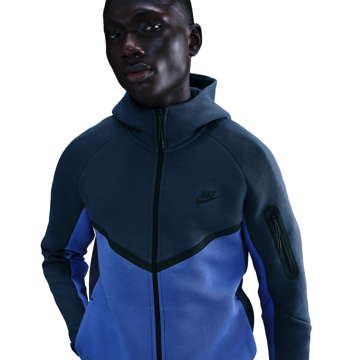 Nike Tech Fleece Tracksuit — Navy Blue Men Hoodies