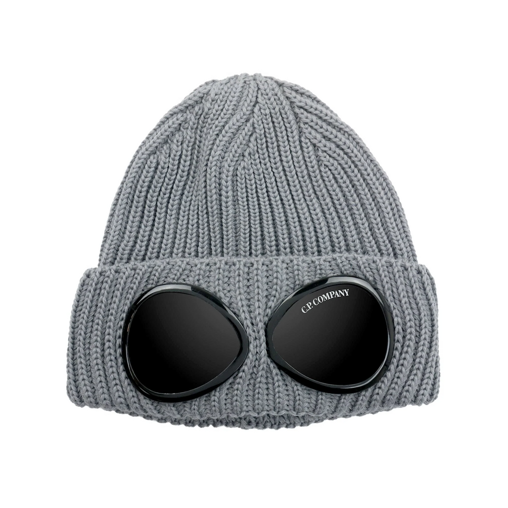 C.P. Company Goggle Beanie - Anthracite Grey Boys Beanie
