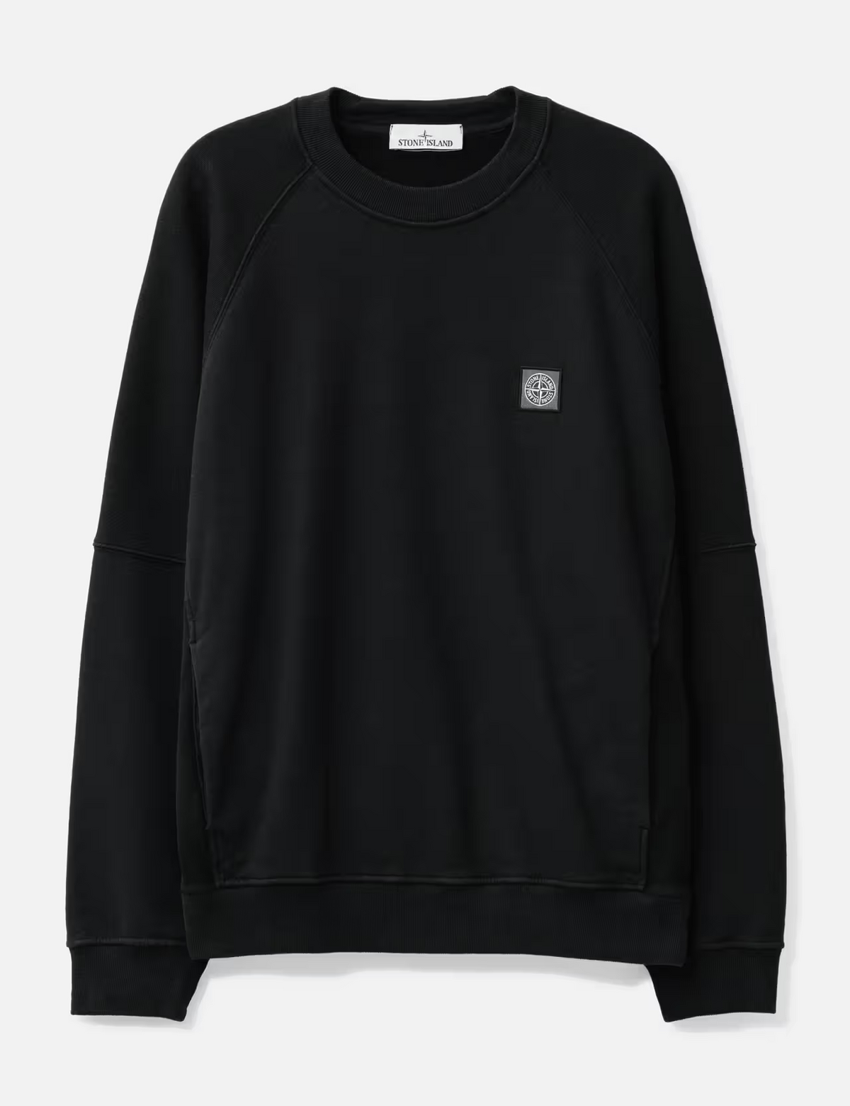 Stone Island Compass Crewneck - Black Men Sweatshirt