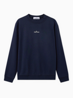 Sweat-shirt à col rond Compass Stone Island — Bleu marine pour homme