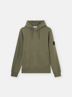 Sweat-shirt à capuche Stone Island - Sweat-shirt homme vert olive