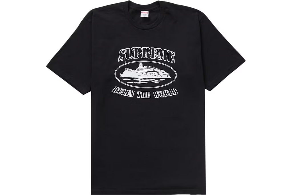 Corteiz CRTZ Rules The World T-Shirt - Black Mens T- Shirt