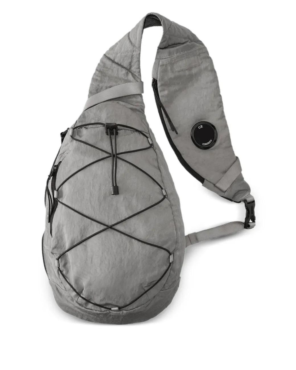 C.P. Company Lens Shoulder Bag - Dark Denim / Grey Crossbody Backpack