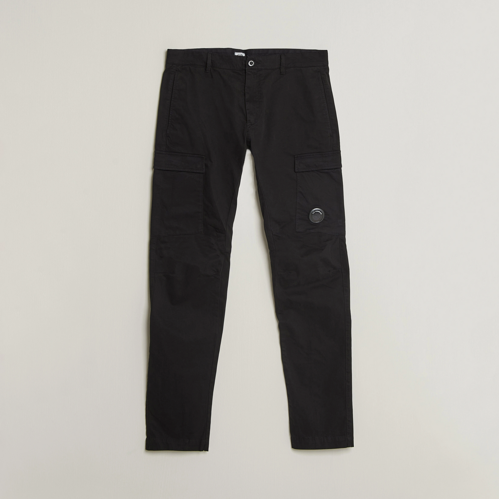 C.P. Company Lens Pocket Cargo-Black Men Pants