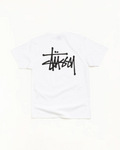 Stüssy Basic Logo T-Shirt- White Mens shirt