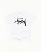 T-shirt Stüssy Basic Logo - Blanc pour homme