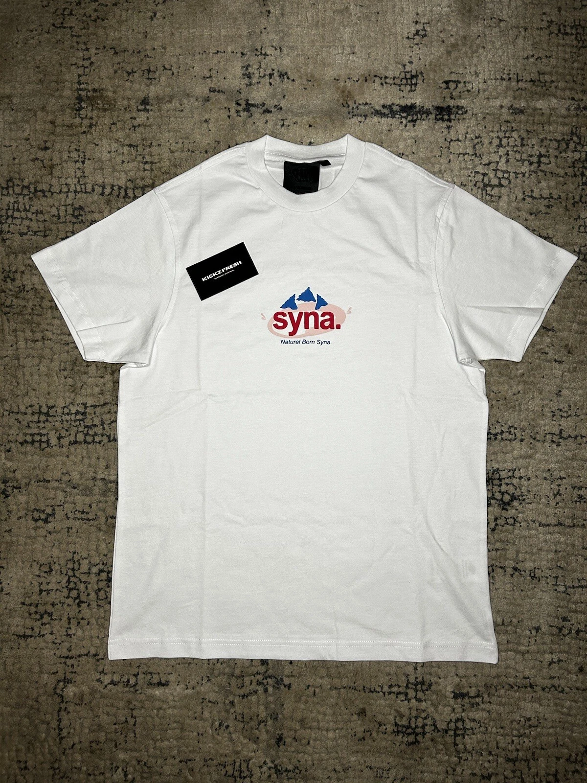 Syna World Graphic Logo T-Shirt- White Mens T-Shirt
