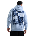 Stüssy Stock Logo Zip Hoodie- Navy Men Hoodies