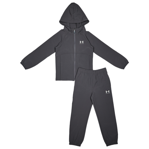 Under Armour Rival Fleece Hoodie - Black Pre School Tracksuits