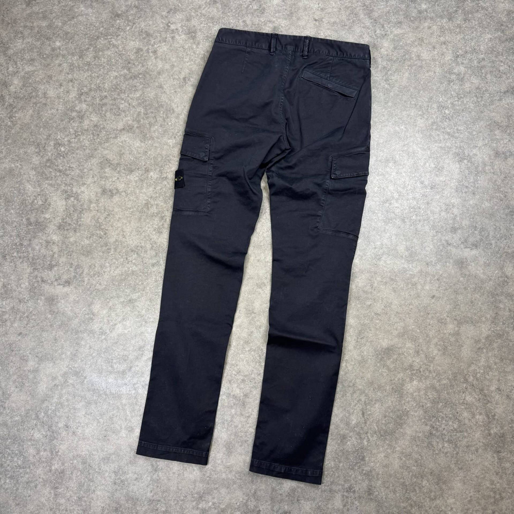Stone Island Skinny Fit Cargo- Navy Men Pants