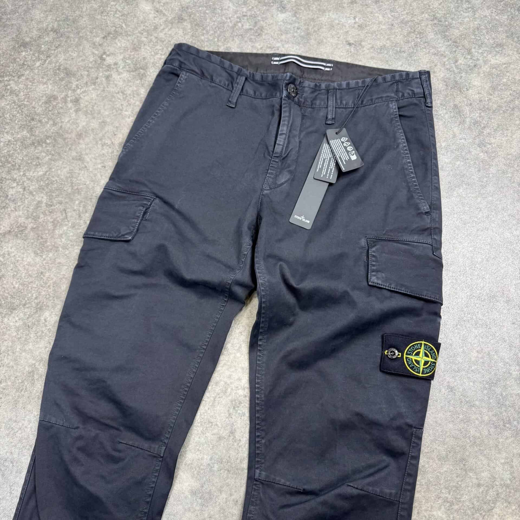 Stone Island Skinny Fit Cargo- Navy Men Pants