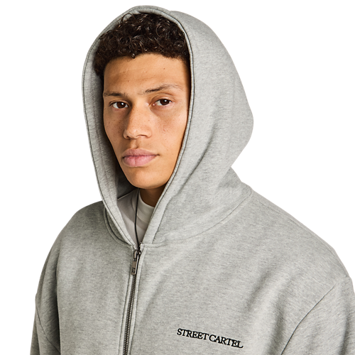 Corteiz Alcatraz Crewneck- Grey Men Hoodies