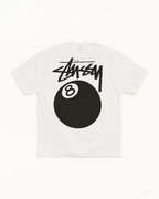 T-shirt 8 Ball teint par pigment Stüssy - T-shirt homme naturel