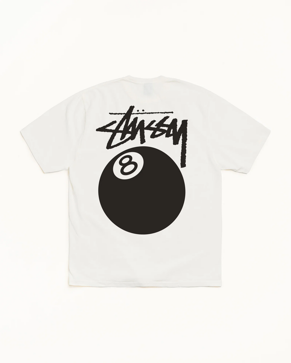 Stüssy Pigment Dyed 8 Ball T-Shirt - Natural Mens T-Shirt