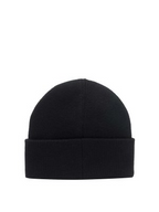 Bonnet côtelé avec écusson Compass Stone Island - Bonnet noir pour homme