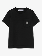 T-shirt à patch Compass Stone Island - T-shirt homme noir