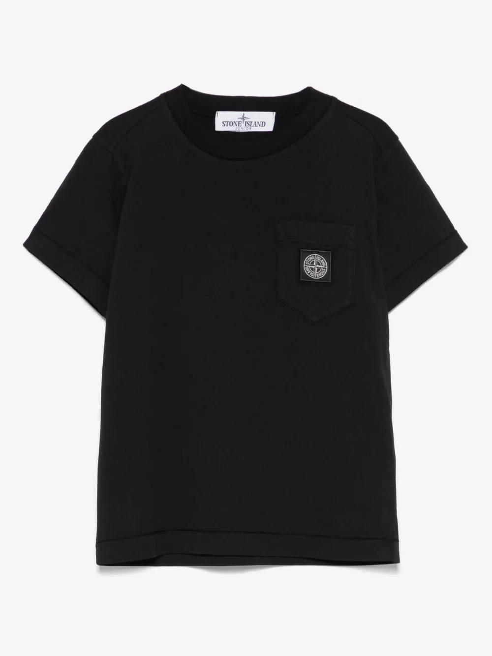 Stone Island Compass Patch T-Shirt - Black Mens  T-Shirt