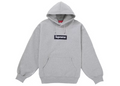 Supreme Box Logo Hoodie-Heather Grey Men Hoodies