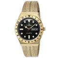 Timex Q Reissue - Pepsi / Gold / Black