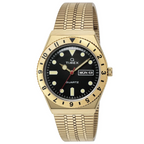 Timex Q Réédition - Pepsi / Doré / Noir